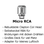 Micro RCA Clapton RBA (Smok)