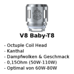 V8 Baby-T8 Octuple Verdampferkopf (Smok)
