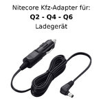Nitecore Kfz-Ladeadapter Q2/Q4/Q6